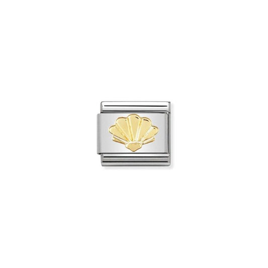 Nomination Composable Link Shell, 18K Gold