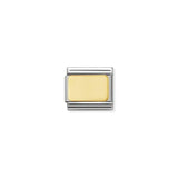 Nomination Composable Link Smooth Plate, 18K Gold