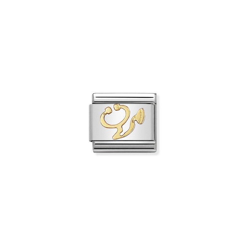 Nomination Composable Link Stethoscope, 18K Gold