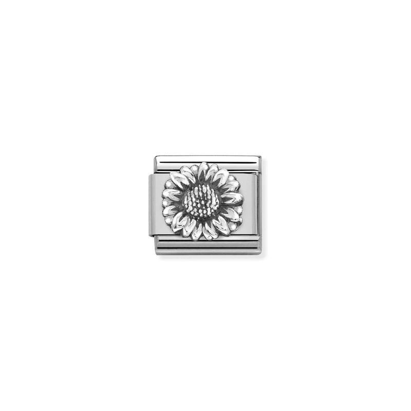 Nomination Composable Link Sunflower, Silver