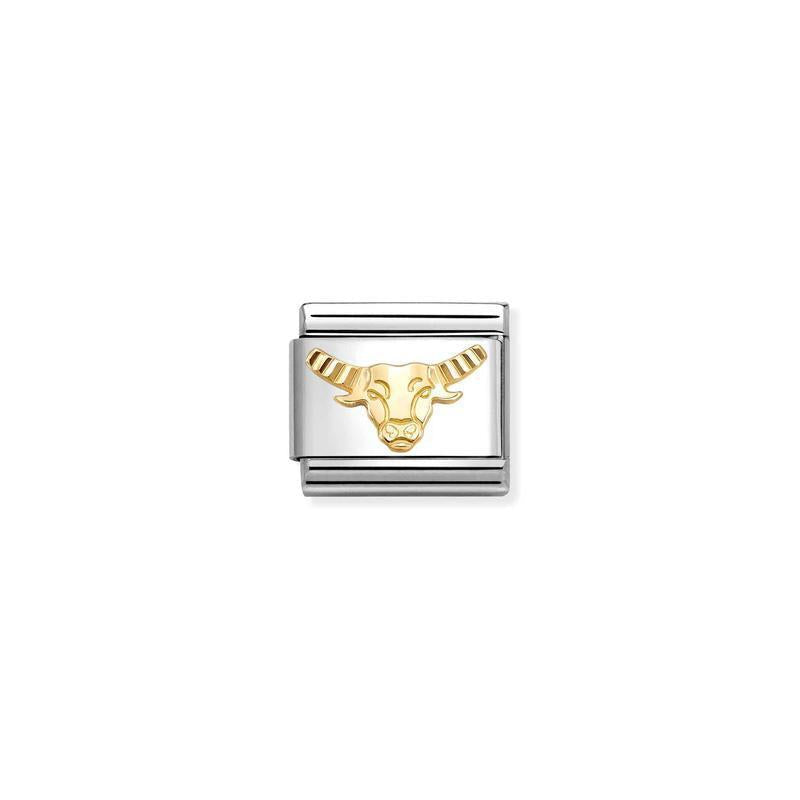 Nomination Composable Link Taurus Zodiac, 18K Gold - front