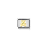 Nomination Composable Link Teddybear, 18K Gold