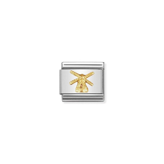 Nomination Composable Link Windmill, 18K Gold