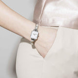 Nomination Composable Paris Watch, Pink Glitter Rectangular, Rose Gold