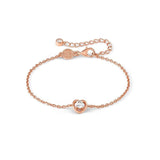 Nomination CosmicLove Bracelet, Heart, Cubic Zirconia, Rose Gold, Sterling Silver