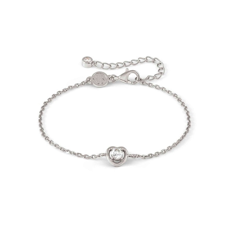 Nomination CosmicLove Bracelet, Heart, Cubic Zirconia, Sterling Silver