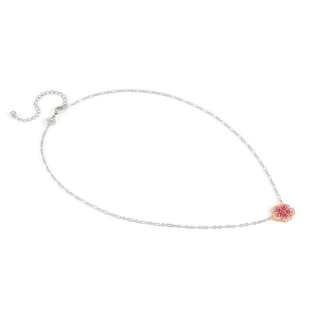 Nomination Crysalis Silver Flower Necklace with Cubic Zirconia