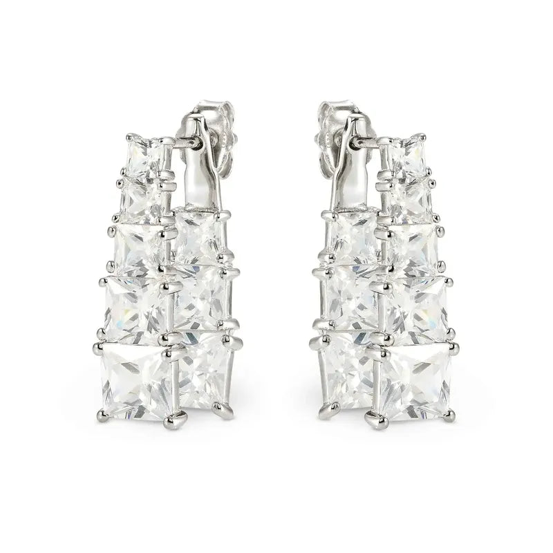 Nomination Daytonight Earrings with Cubic Zirconia, Sterling Silver