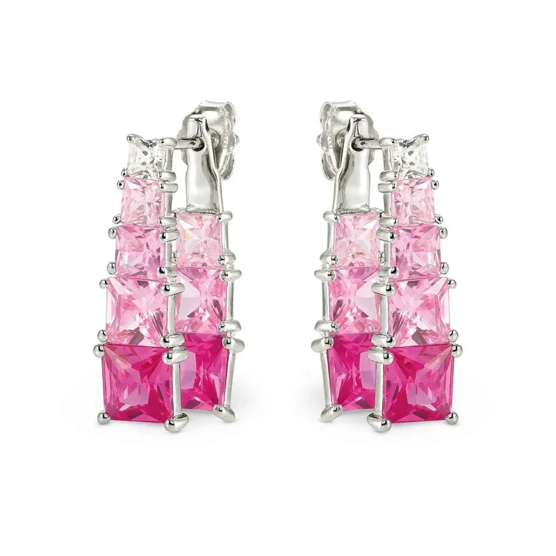 Nomination Daytonight Earrings with Cubic Zirconia, Sterling Silver