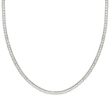 Nomination Daytonight Tennis Necklace, Cubic Zirconia, Sterling Silver