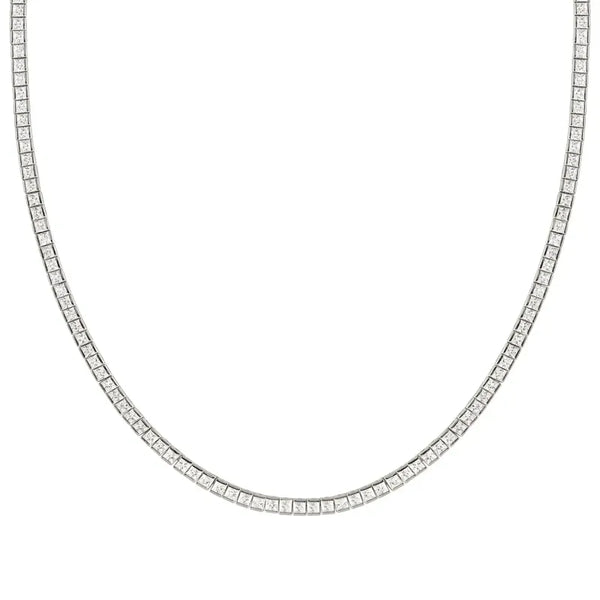 Nomination Daytonight Tennis Necklace, Cubic Zirconia, Sterling Silver