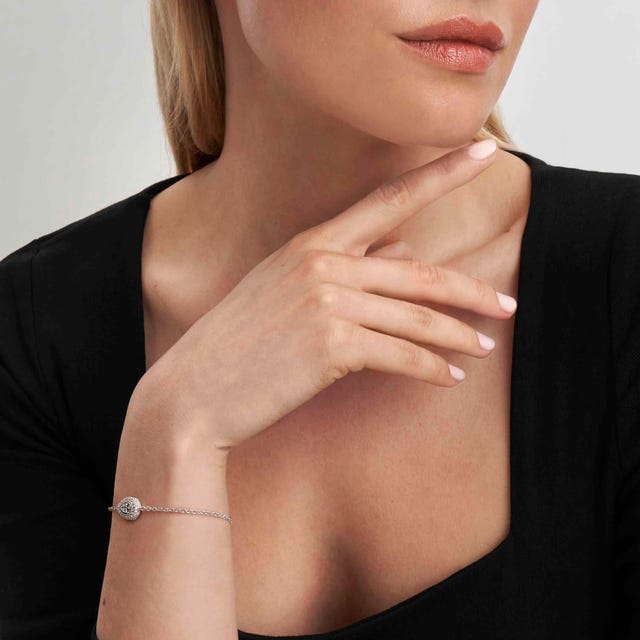 Nomination Domina Bracelet, Drop, Pave, Cubic Zirconia, Silver