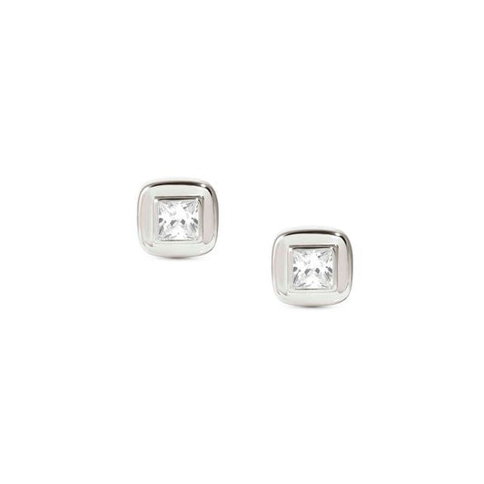Nomination Domina Earrings, Square, Cubic Zirconia, Silver