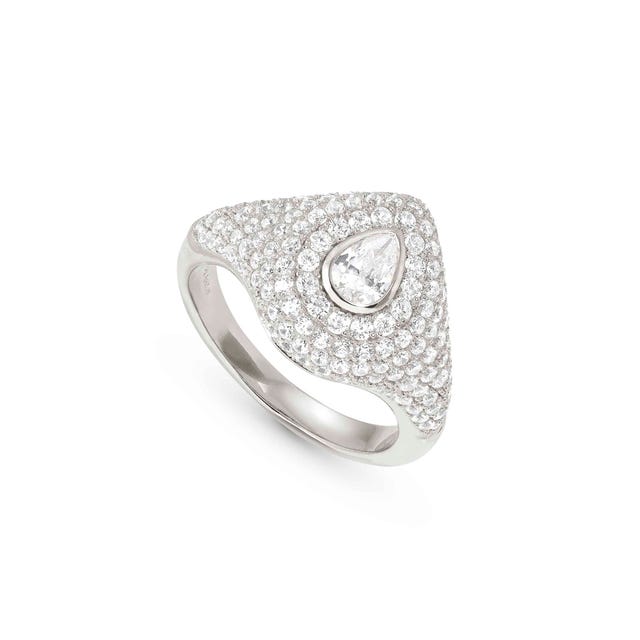 Nomination Domina Ring, Drop, Cubic Zirconia, Sterling Silver