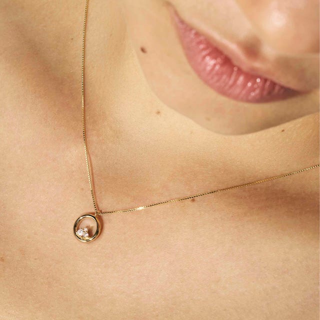 Nomination Dreams Beats Circle Gold Necklace