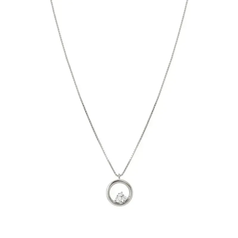 Nomination Dreams Beats Circle Silver Necklace