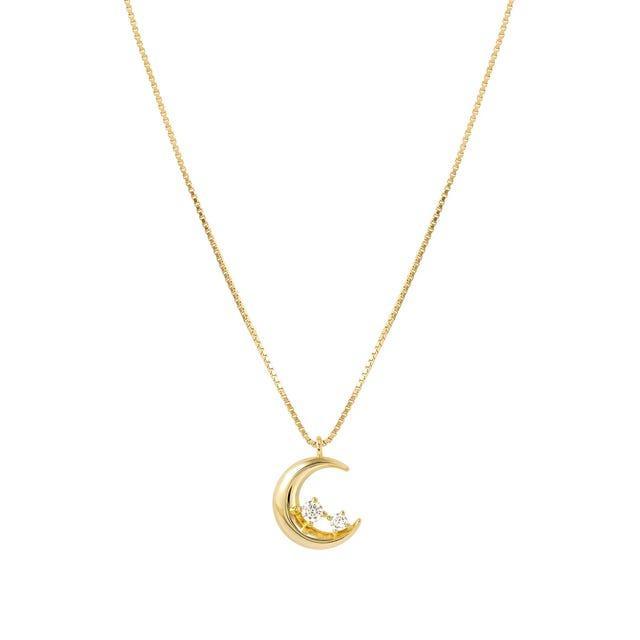 Nomination Dreams Beats Gold Moon Necklace