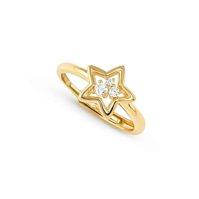 Nomination Dreams Beats Gold Star Ring