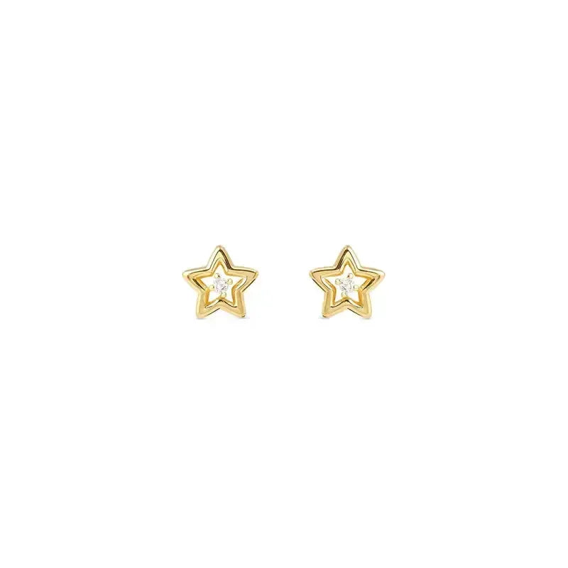 Nomination Dreams Beats Star Stud Gold Earrings