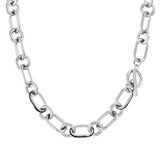 Nomination Drusilla Necklace, Black Enamel, Cubic Zirconia, Silver, Stainless Steel