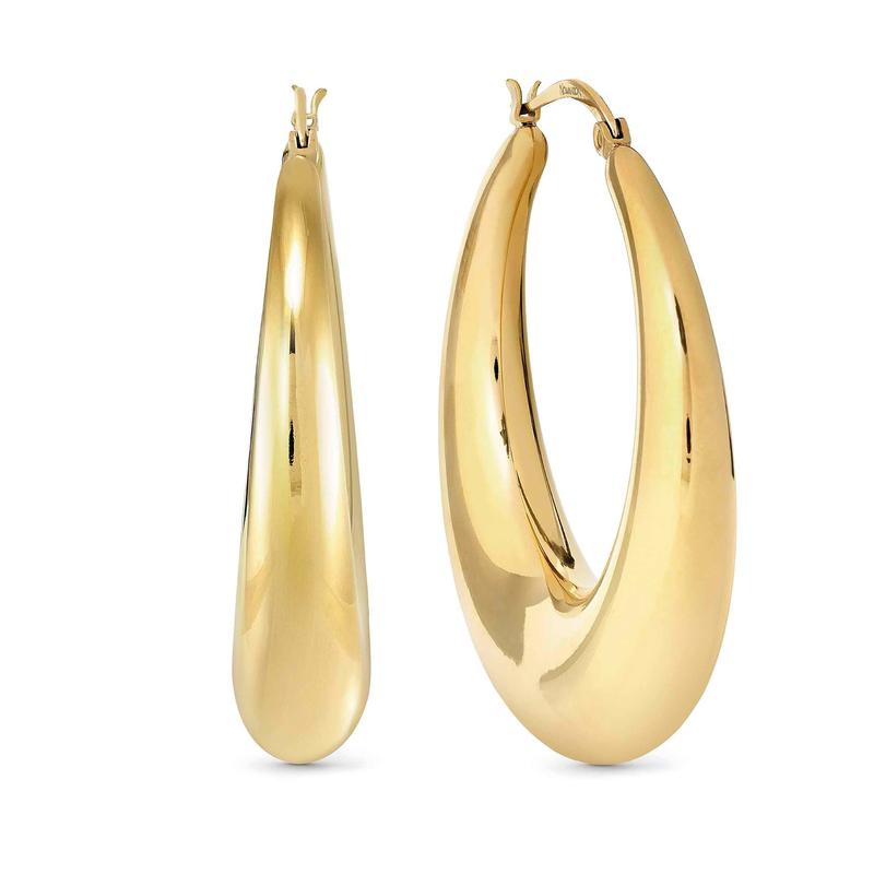 Nomination Ecclectica Gold Large Hoop Earrings