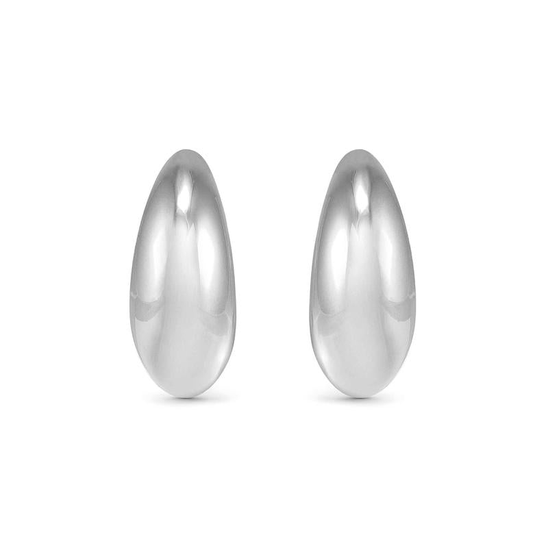 Nomination Ecclectica Large Silver Moon Hoop Earrings