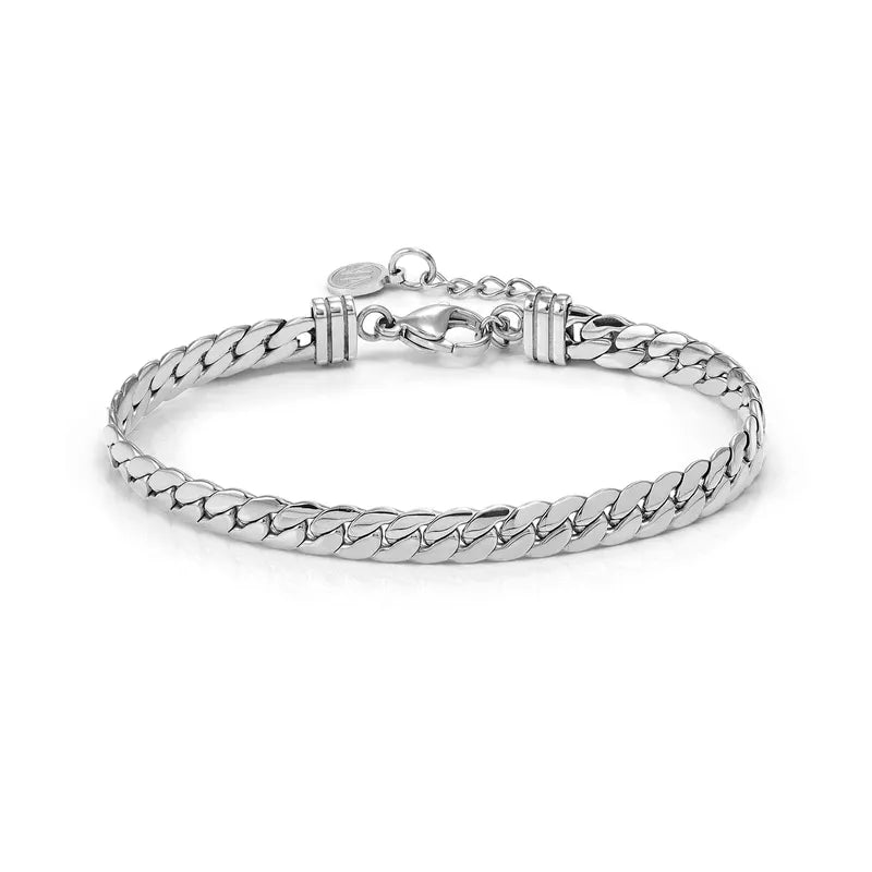 Nomination Ecclectica Luminous Silver Flat Snake Bracelet