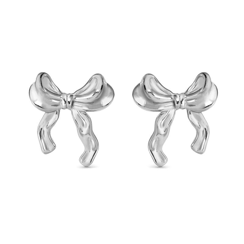 Nomination Ecclectica Silver Bow Stud Earrings