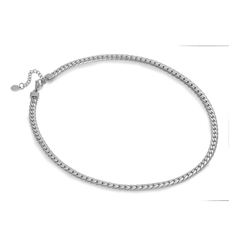 Nomination Ecclectica Silver Flat Snake Chain Necklace