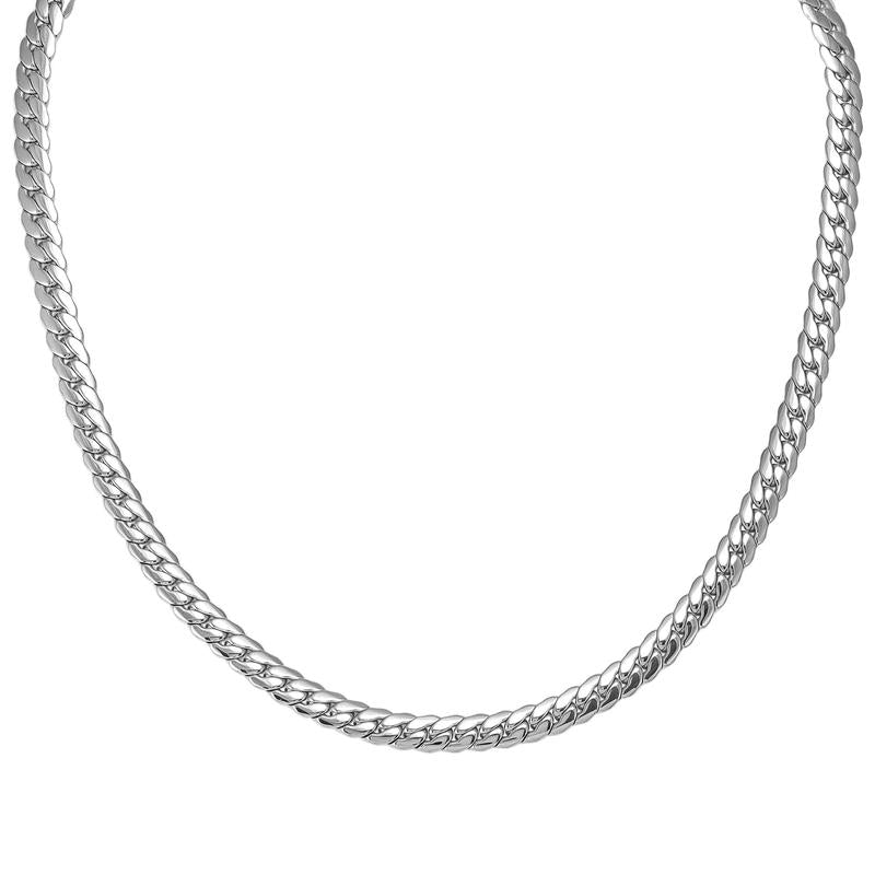 Nomination Ecclectica Silver Flat Snake Chain Necklace