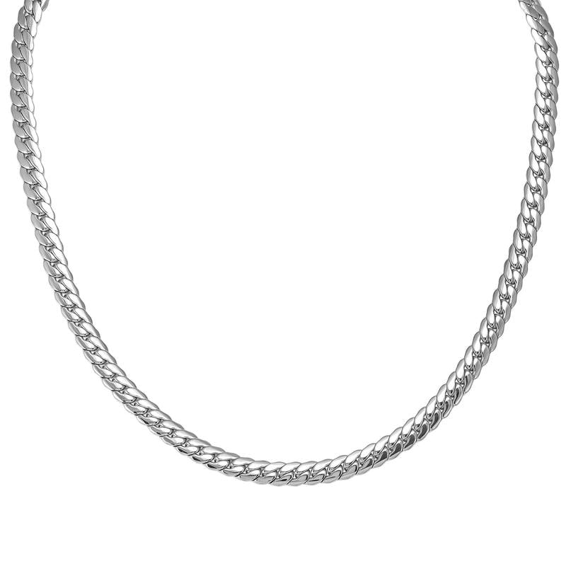 Nomination Ecclectica Silver Flat Snake Chain Necklace