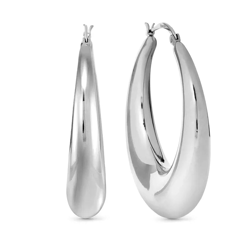 Nomination Ecclectica Silver Large Hoop Earrings