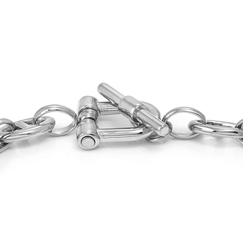 Nomination Ecclectica Silver Marina Chain T-Bar Closure Bracelet
