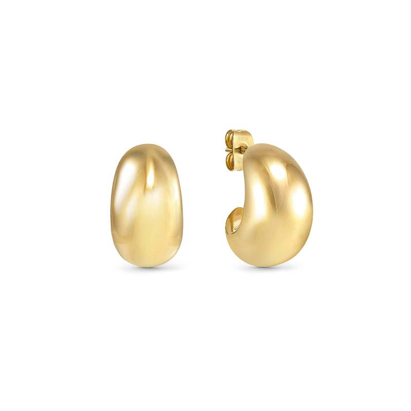Nomination Ecclectica Small Gold Moon Hoop Earrings