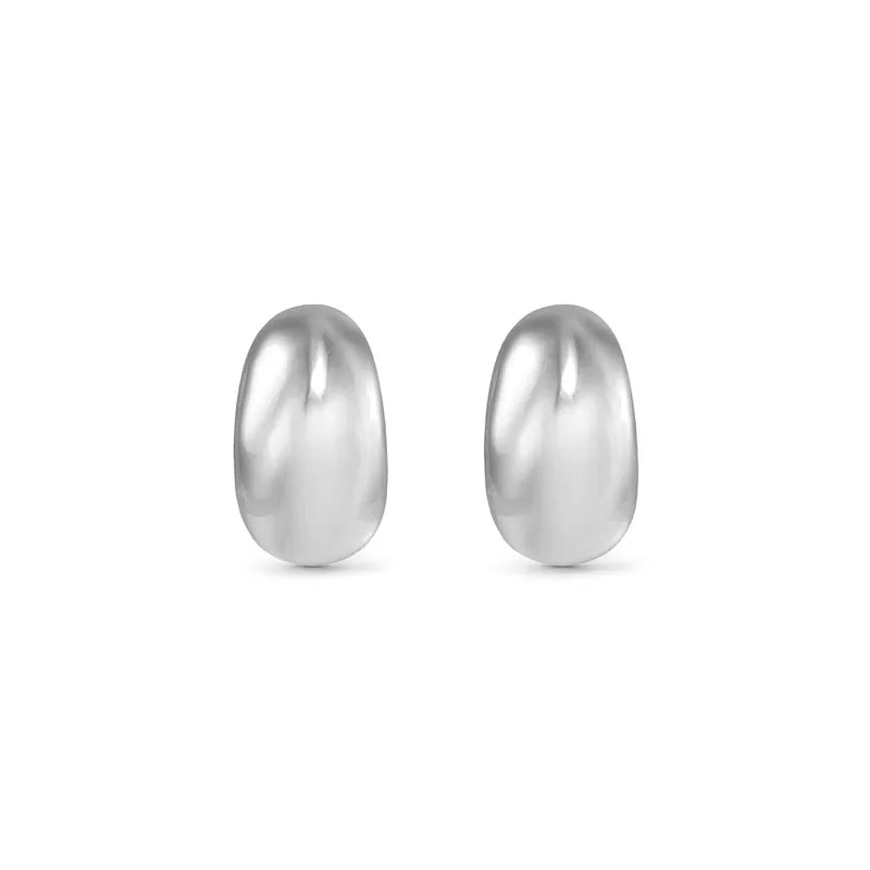 Nomination Ecclectica Small Silver Moon Hoop Earrings