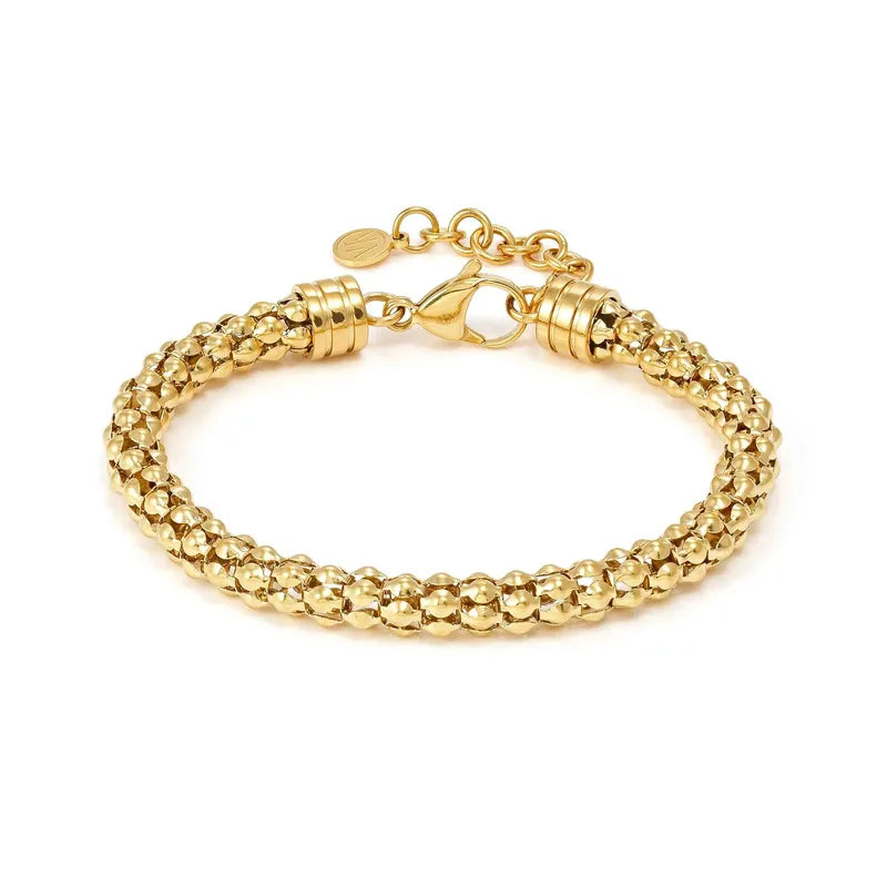 Nomination Ecclectica Stainless Gold Popcorn Chain Bracelet