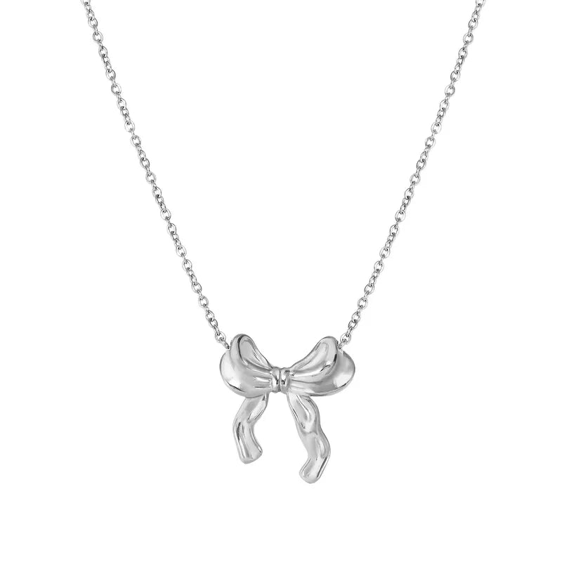 Nomination Ecclettica Chic Silver Bow Necklace