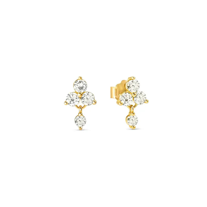 Nomination Elegant Life Bouquet Gold Stud Earrings