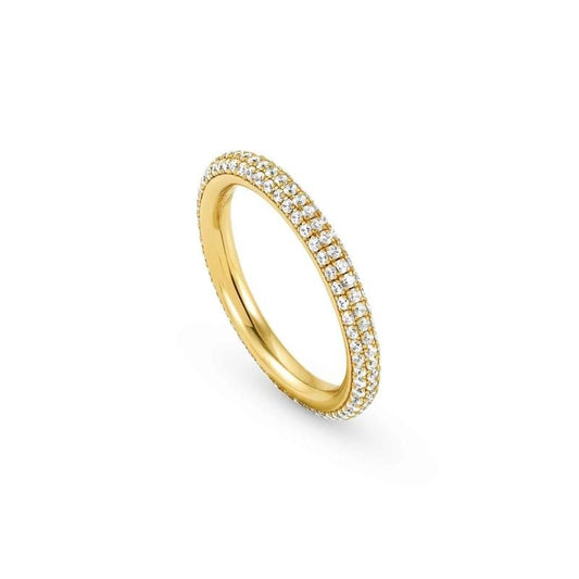 Nomination Endless Ring, Cubic Zirconia, Gold