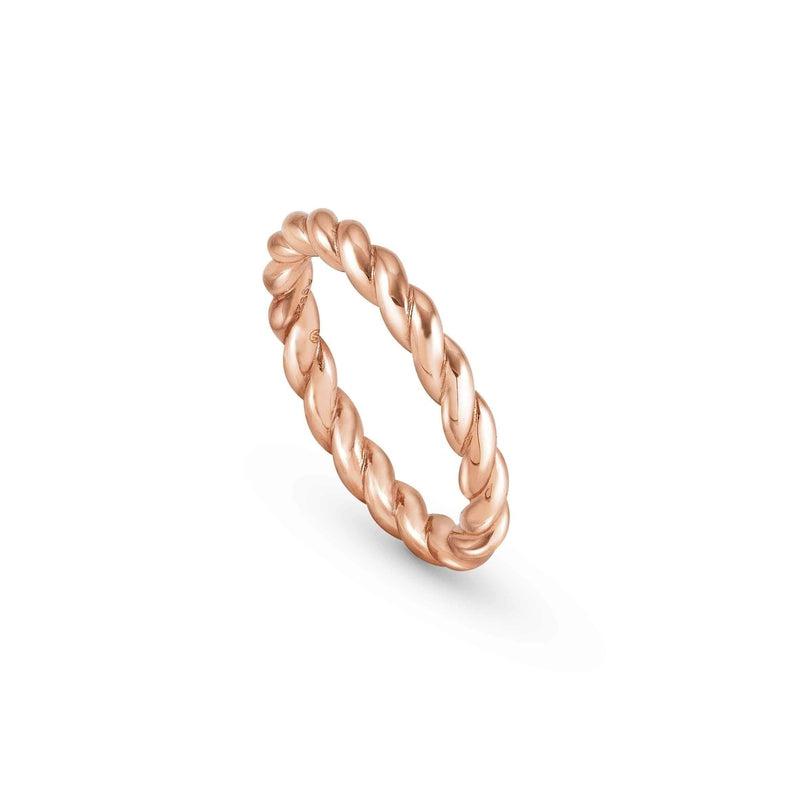 Nomination Endless Ring, Twist, 22K Rose Gold