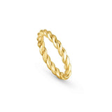 Nomination Endless Ring, Twist, 24K Gold