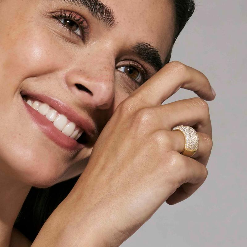 Nomination Enigmatic Shine Band Gold Ring