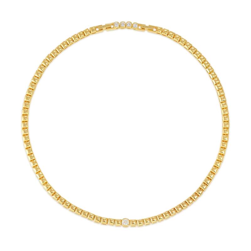 Nomination Enigmatic Shine Gold Cubic Zirconia Necklace