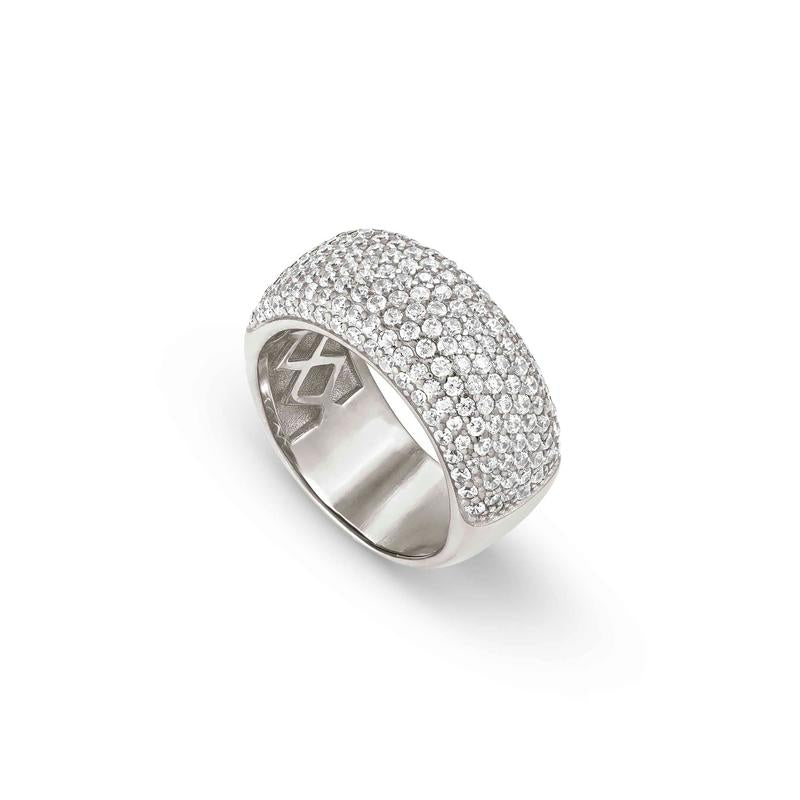 Nomination Enigmatic Shine Sterling Silver Cubic Zirconia Pave Ring