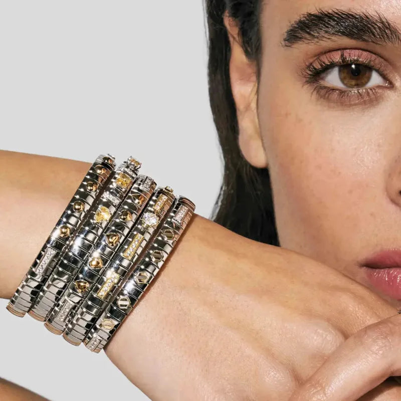 Nomination Extension 18K Gold Points with Cubic Zirconia Bracelet