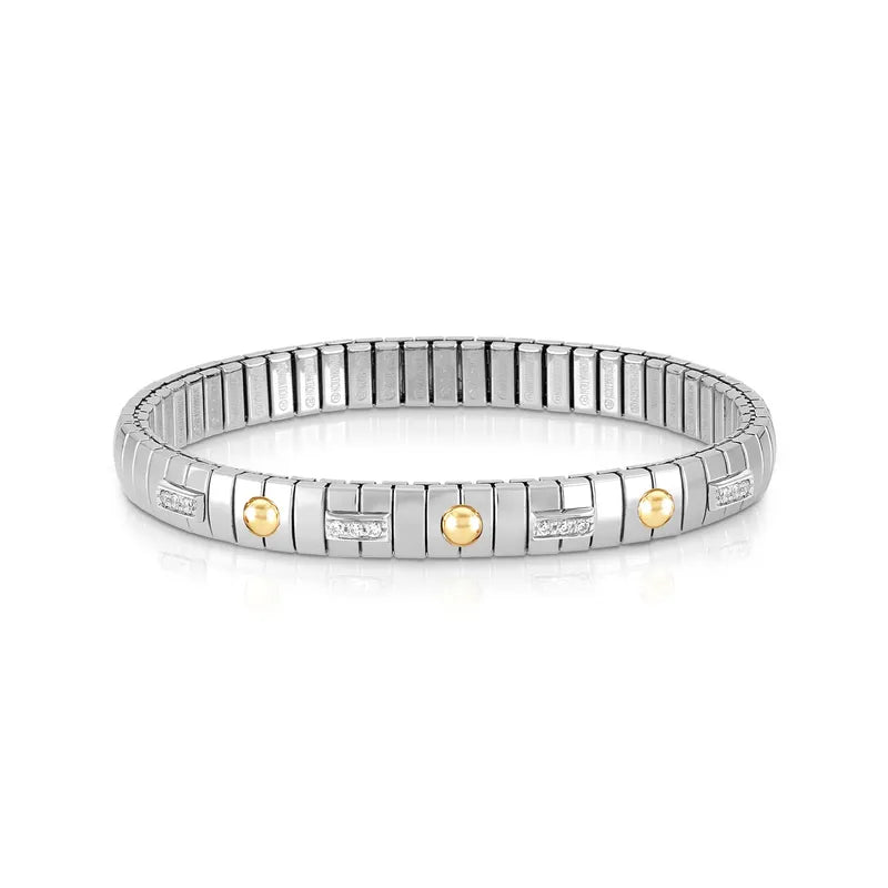 Nomination Extension 18K Gold Points with Cubic Zirconia Bracelet