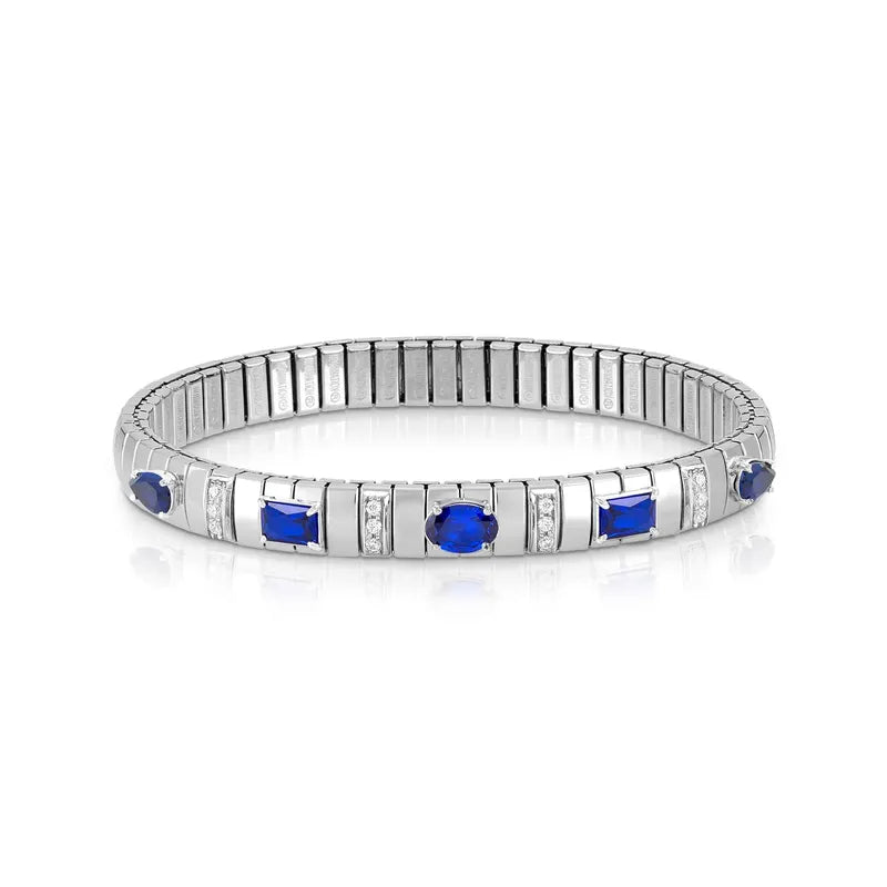 Nomination Extension Bracelet with Blue Cubic Zirconia