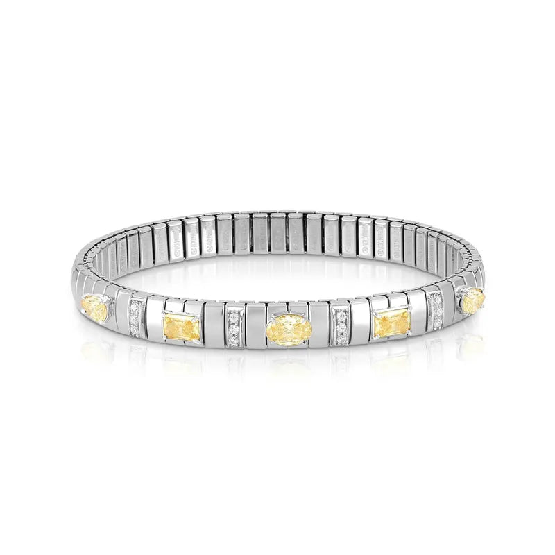 Nomination Extension Bracelet with Yellow Cubic Zirconia