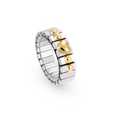 Nomination Extension Ring, Heart, 18K Gold, Stainless Steel