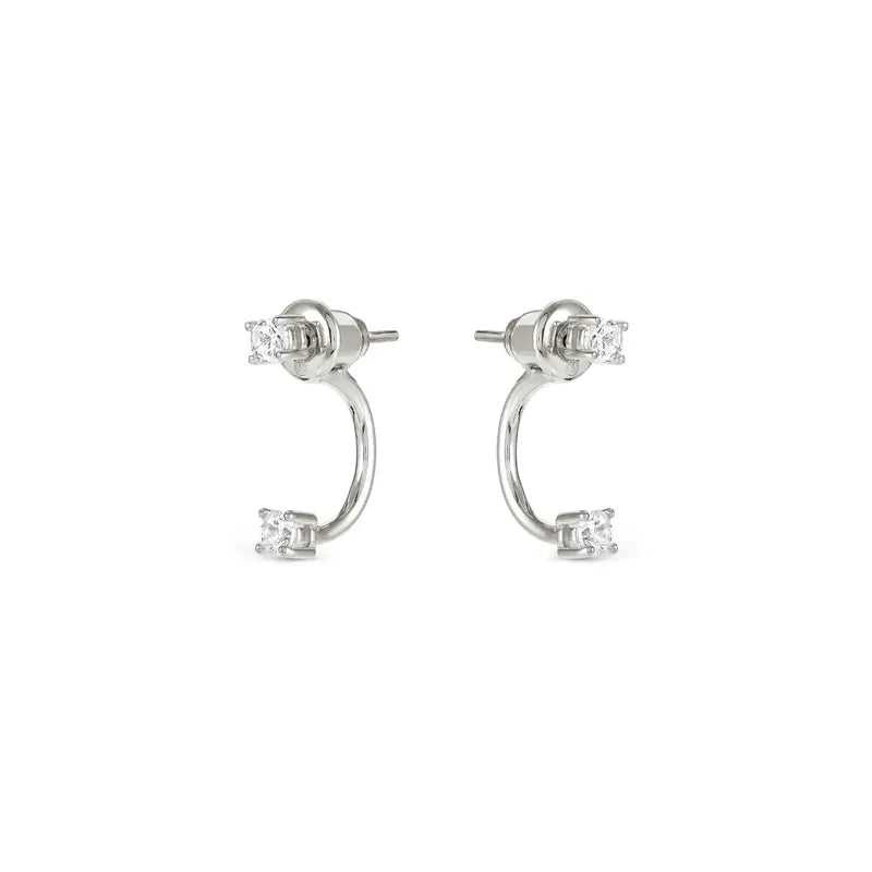 Nomination Fashion Era Earrings with Cubic Zirconia, Sterling Silver